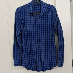 Andrew Fezza Slim Fit Blue Dress shirt
